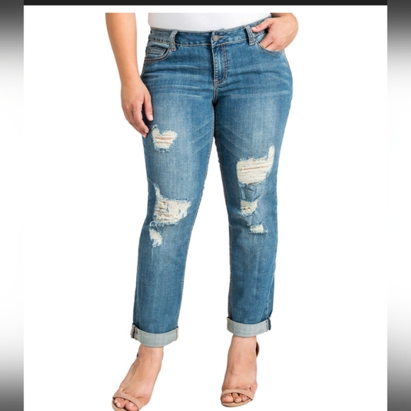 Molly & Isadora Acela Boyfriend Jeans - Picture 1 of 3